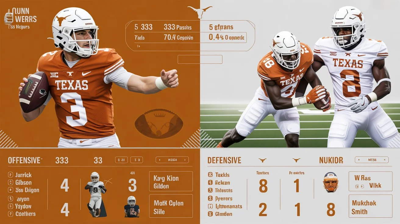 Texas Longhorns Offensive Statistics