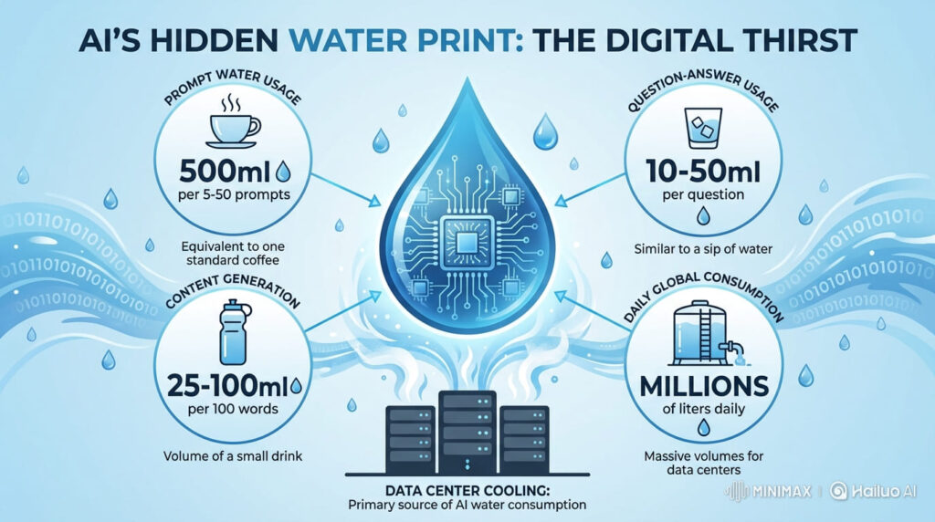 How Much Water Does AI Use? Understanding AI's Hidden Environmental Cost