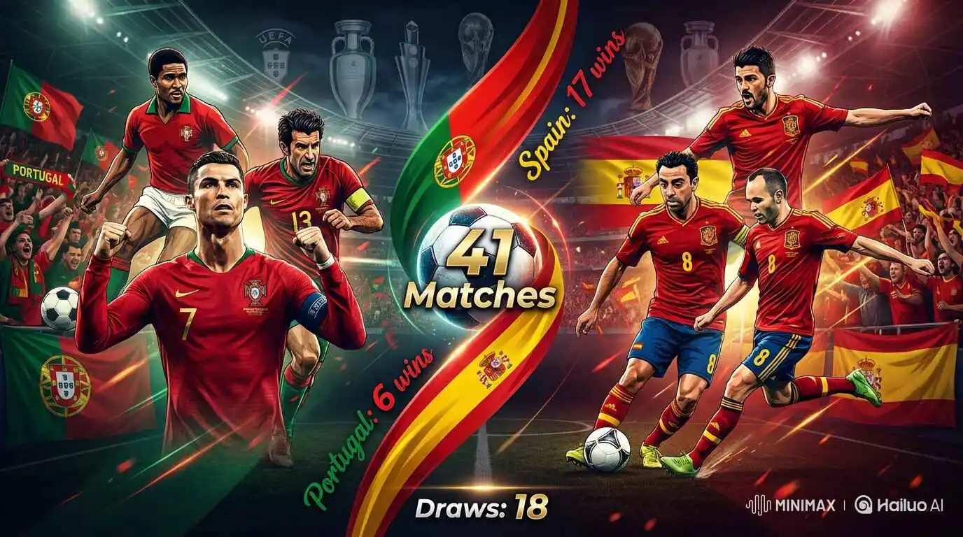 Portugal vs Spain: Complete Head-to-Head Record