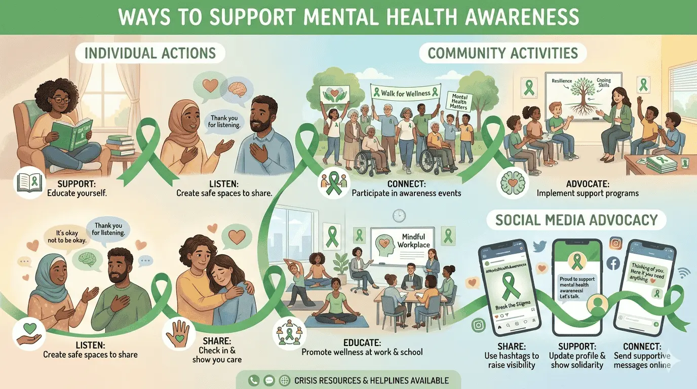 Ways to Support Mental Health Awareness